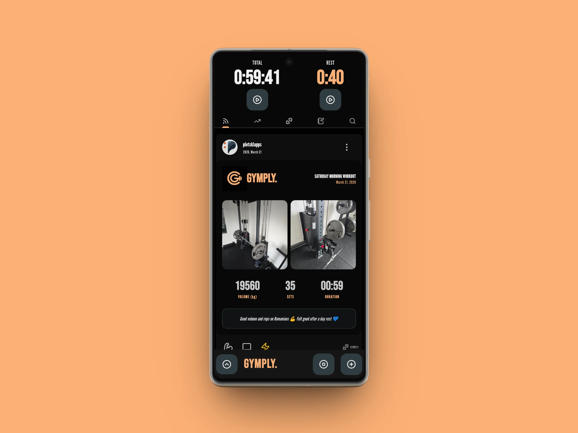 GYMPLY. screenshot